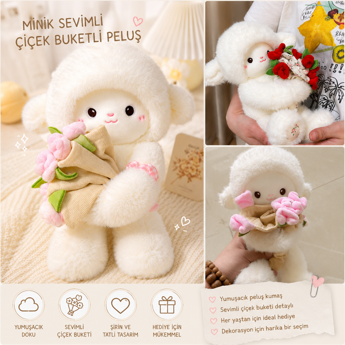 Lavinia Çiçek Şapkalı Kuzu